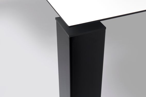 SUMISURA Poot 1 - Vierkant - Per 4 stuks - zwart, RVS, RAL-kleur